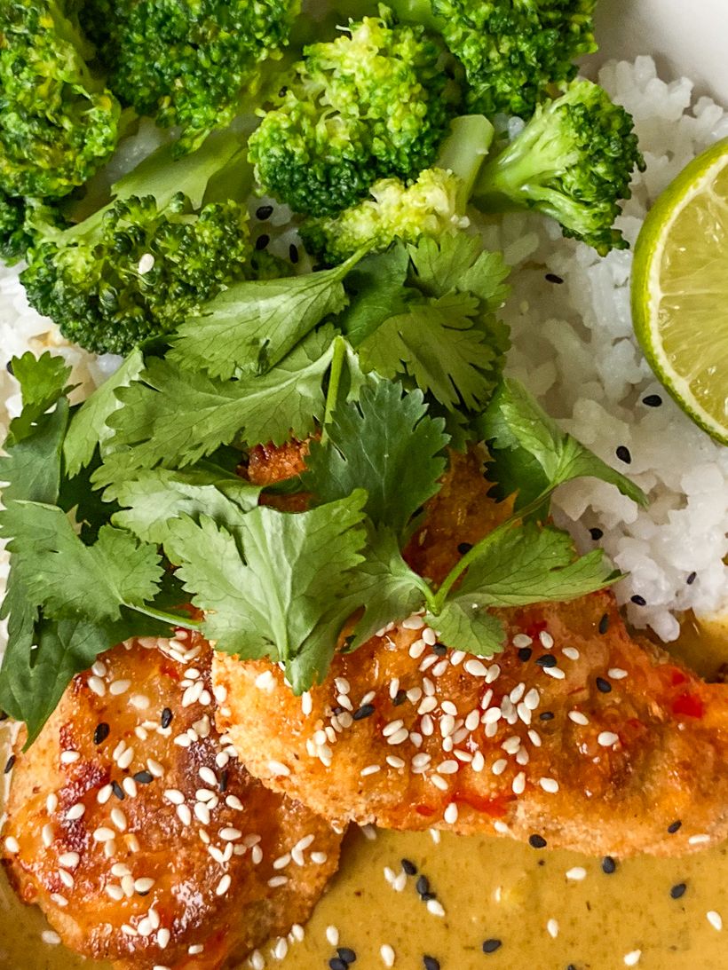 Kuřecí Panang Curry s rýží