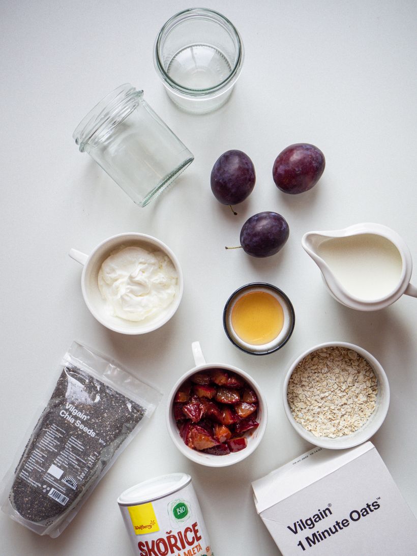 Snídaně do skleničky – podzimní overnight oats 4x jinak