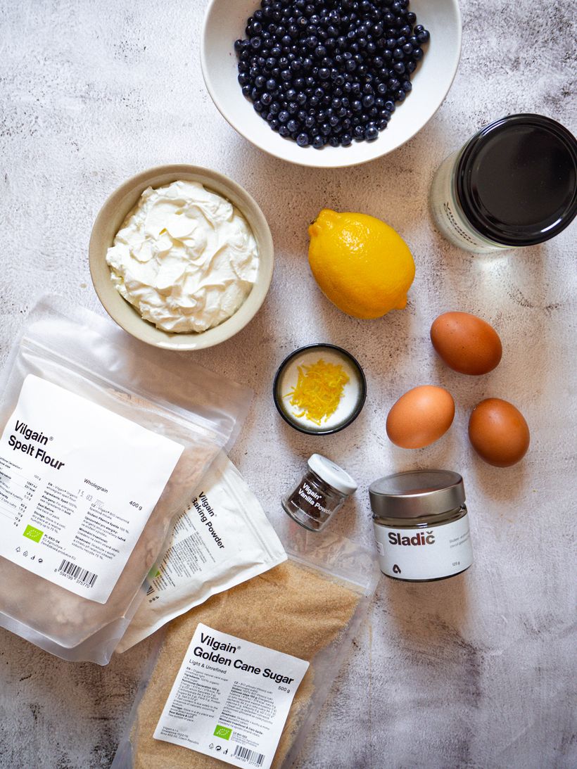 Čučoriedkovo-citrónová buchta