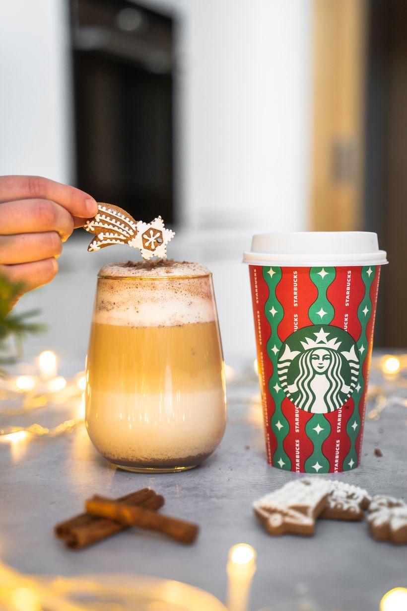 Domáce Gingerbread latte
