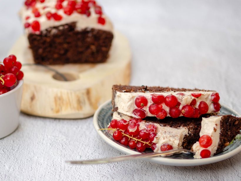 Cuketový chlebíček so slaným karamelovým krémom