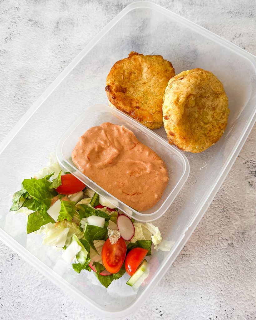 Mashed Potato Fritters with Cheese