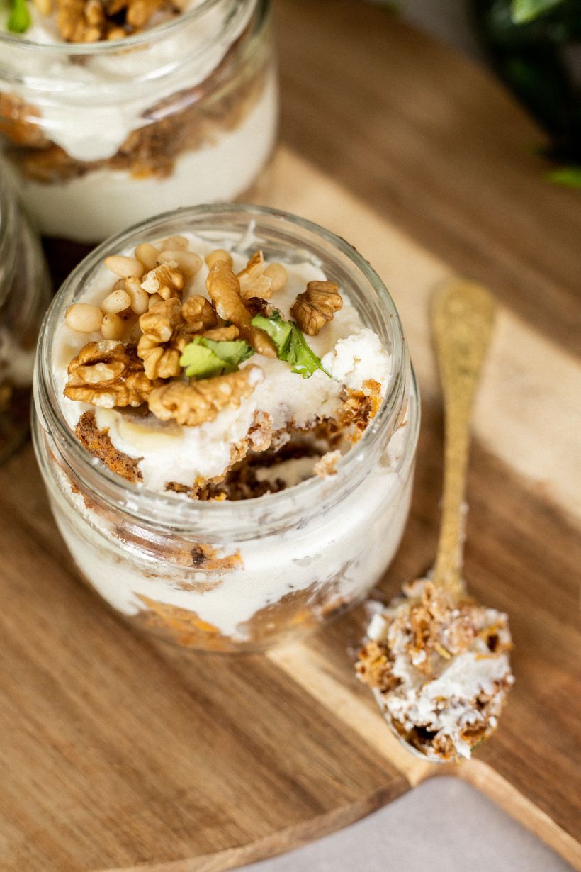 Mrkvový dort do skleničky