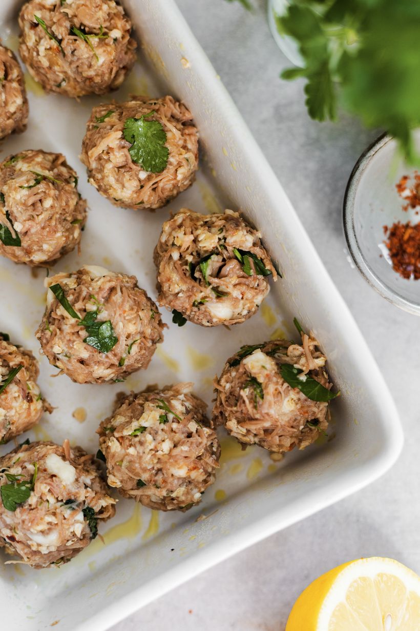 Putenbällchen aus dem Ofen