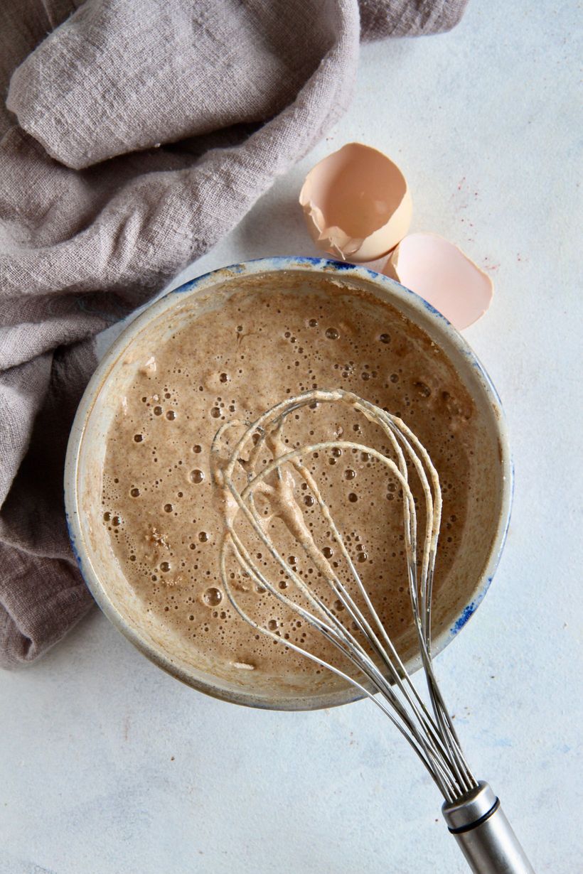 Dinkelpfannkuchen mit Lebkuchengeschmack