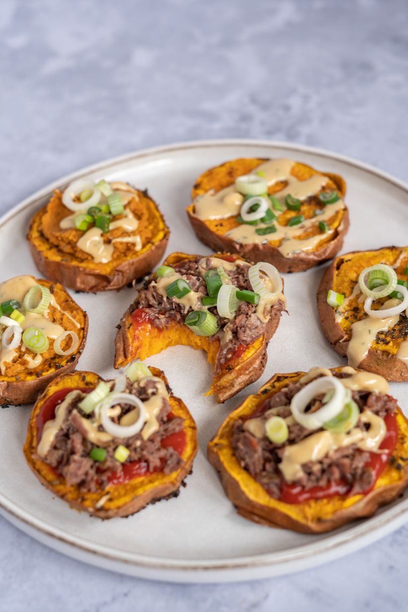 Zdravé batátové nachos