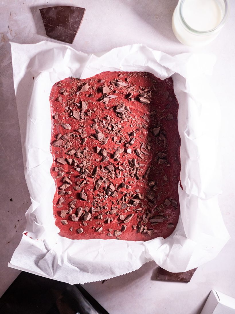 Brownies z červené řepy