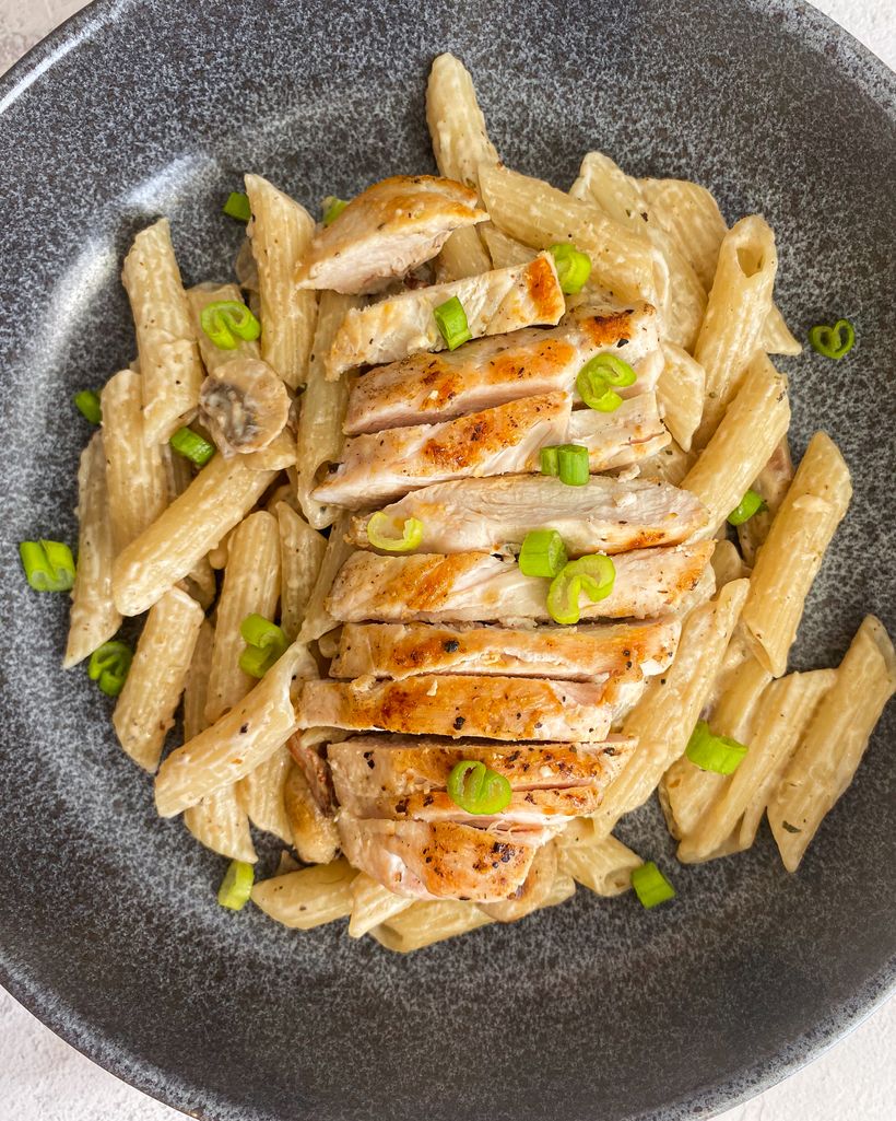 Creamy Chicken & Mushroom Pasta