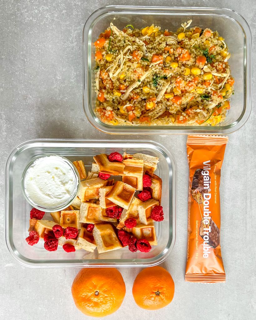 Zdravé jídlo do krabičky na půl dne
