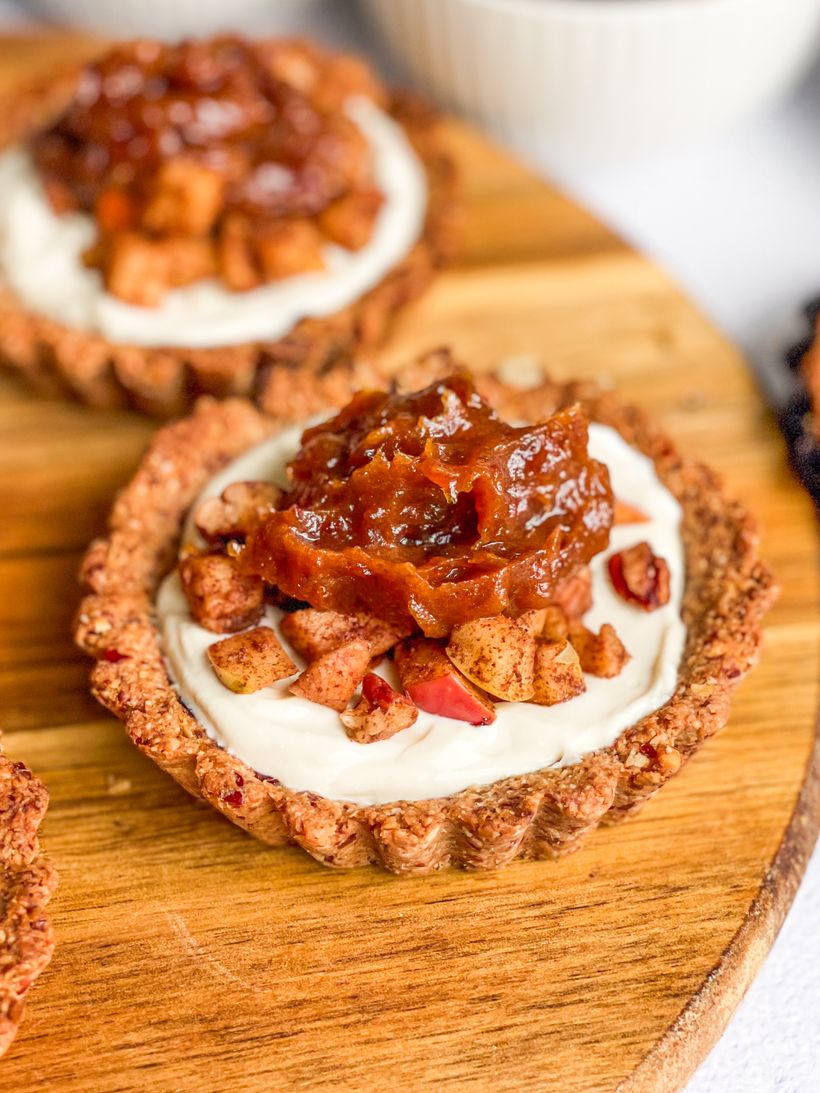 Jablečné tartaletky s karamelem