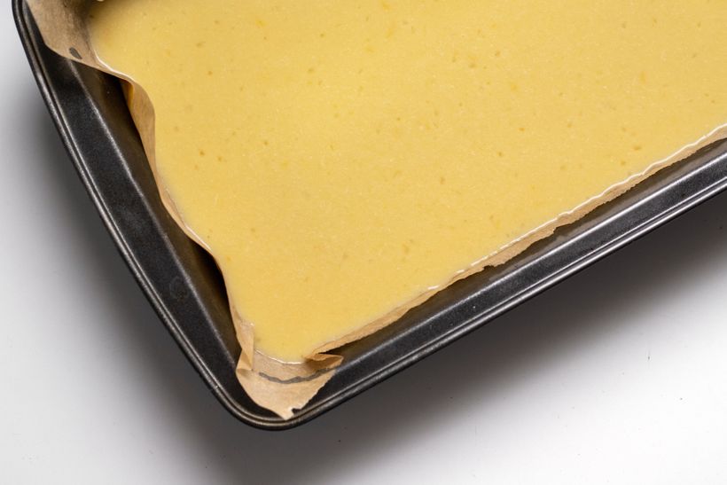 Jednoduché citrónové řezy