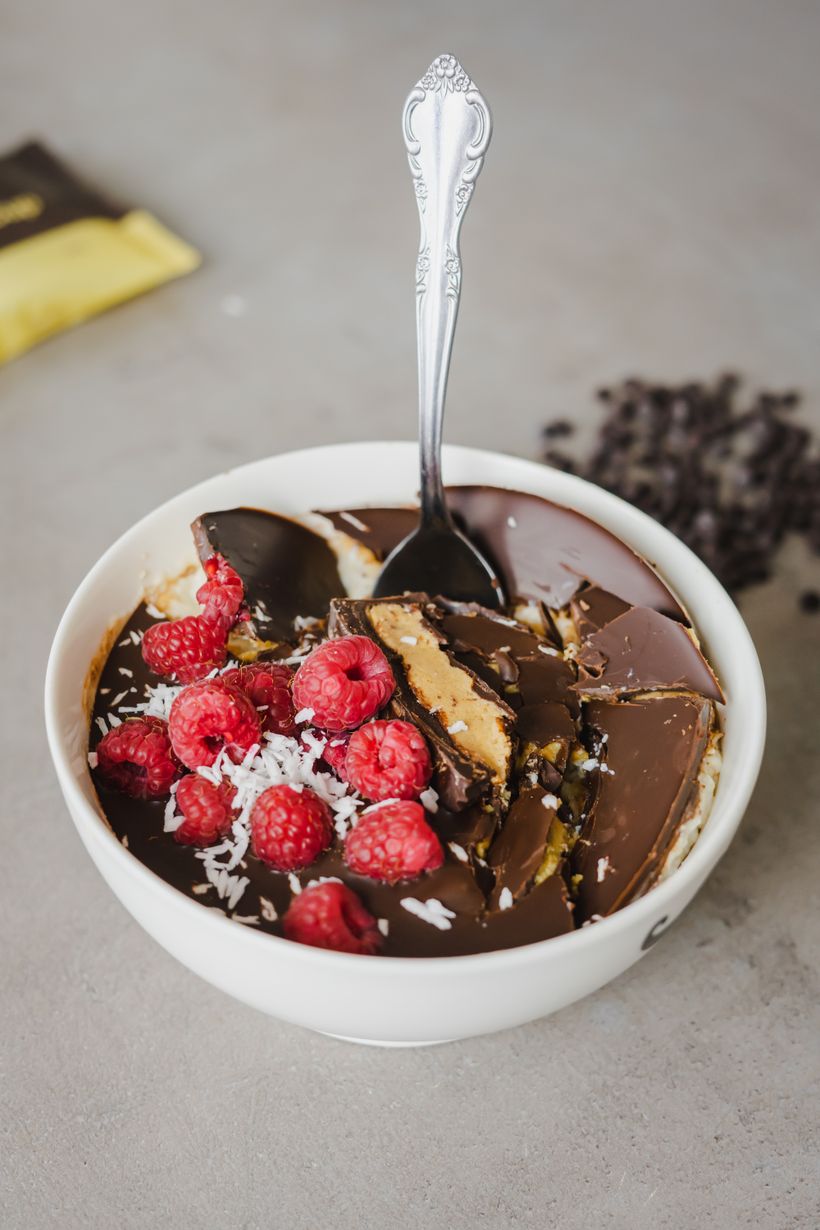 Shell overnight oats