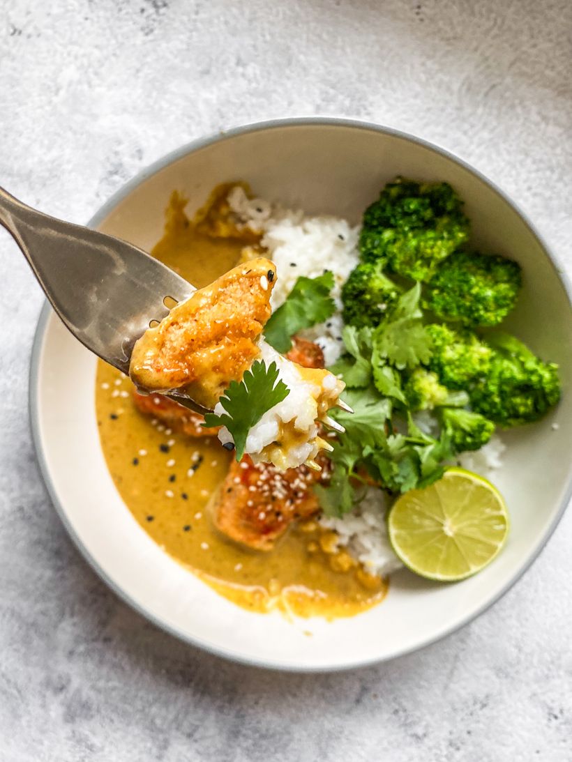 Kuřecí Panang Curry s rýží