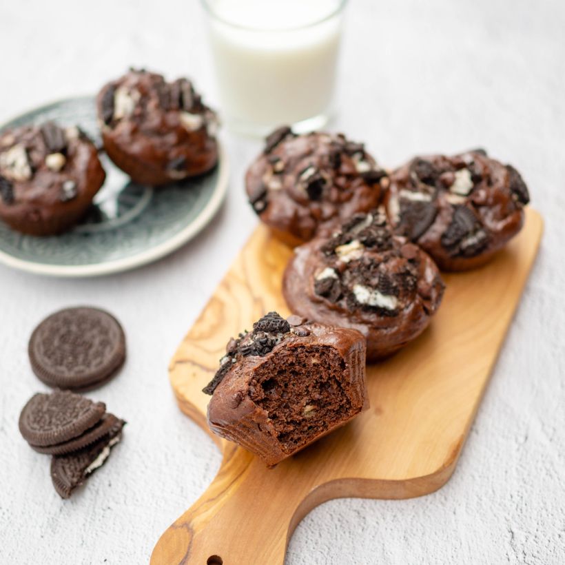 Oreo brownies muffiny