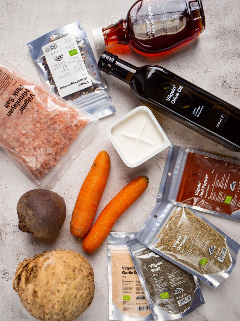 Zeleninové hranolčeky s cesnakovým dipom