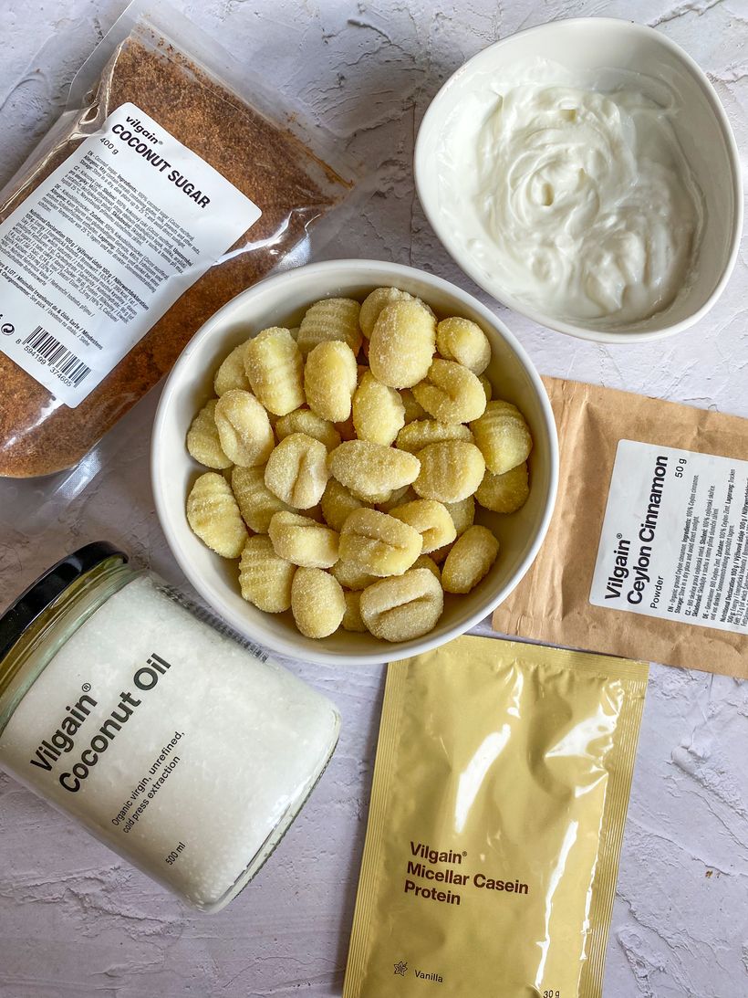 Gnocchi dulci cu scorțișoară