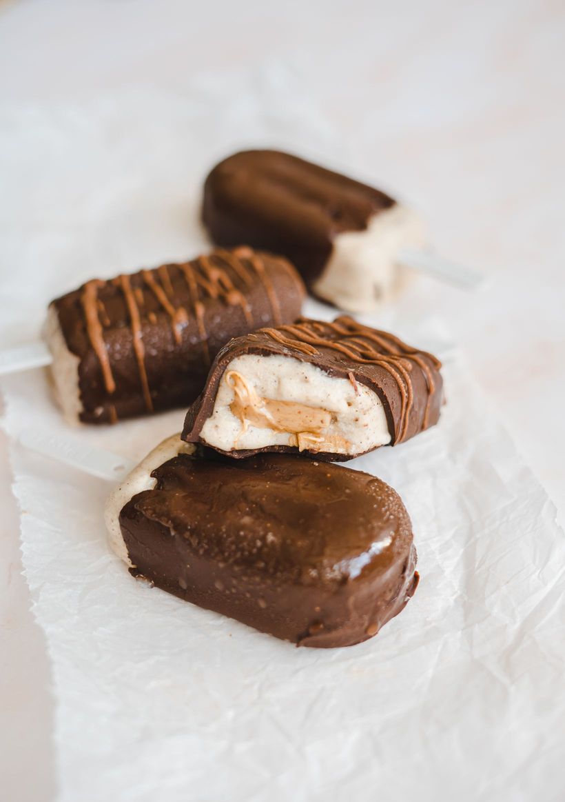 Homemade Protein Magnum Ice Cream