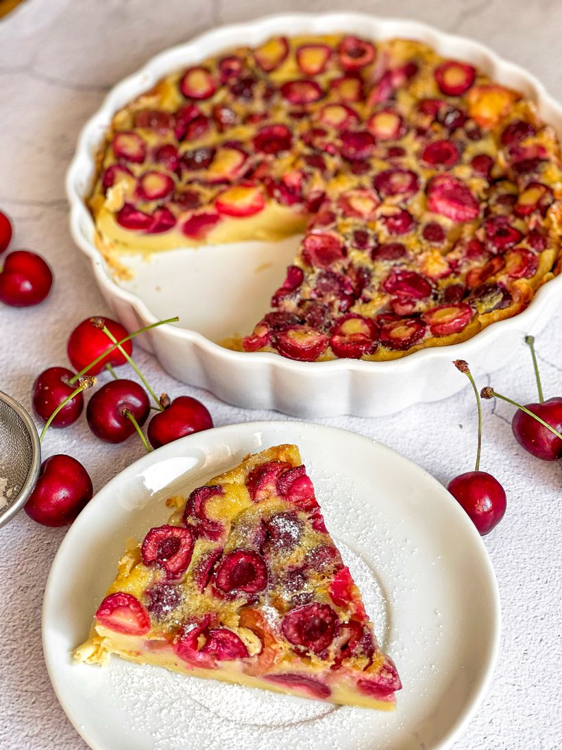 Cherry Clafoutis Tart