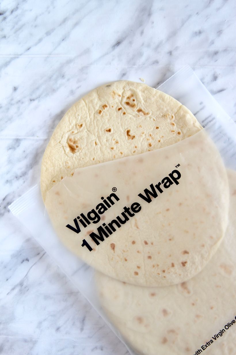 Super rýchle wrapy s hummusom z červenej repy