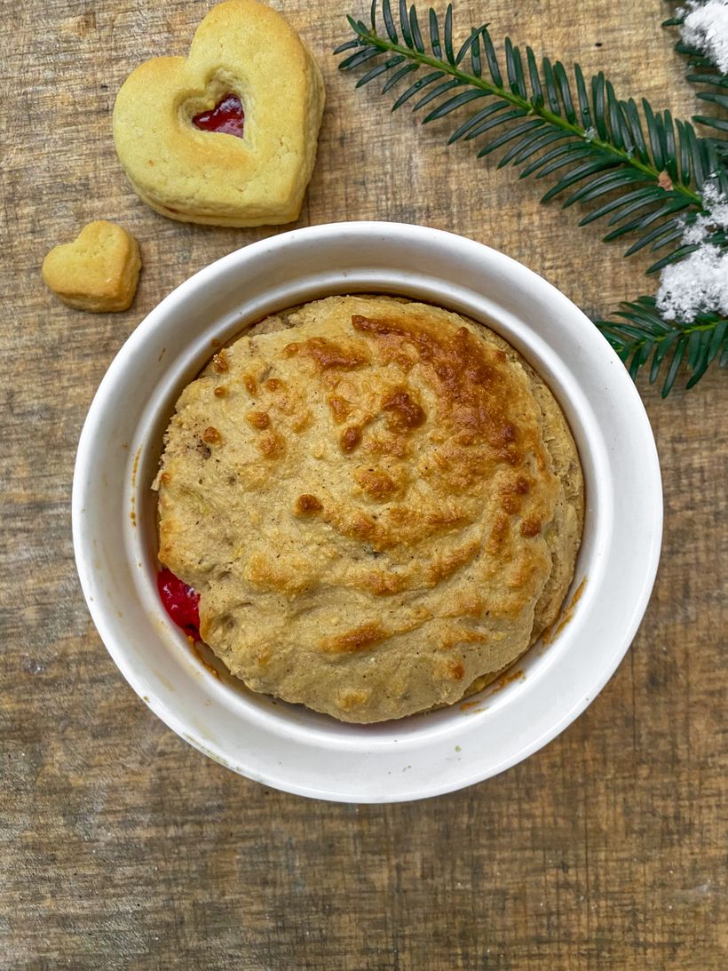 Sült zabkása linzeri sütemény módra