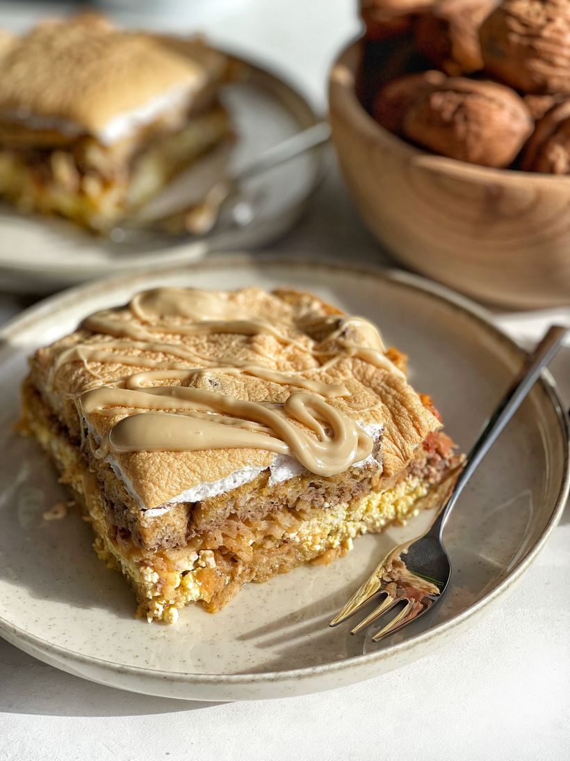 Apfel-Toastbrot-Auflauf