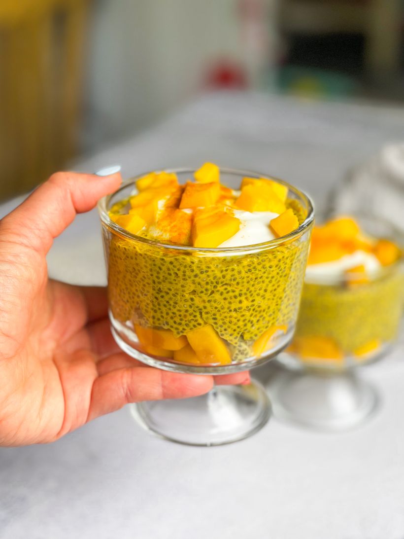 Mango chia pudink