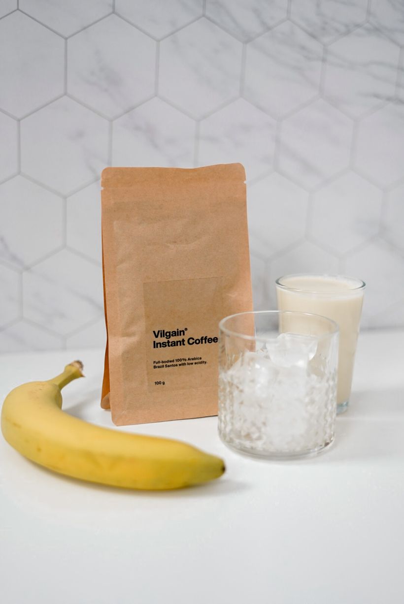 Banana Ice Coffee: banánová ledová káva