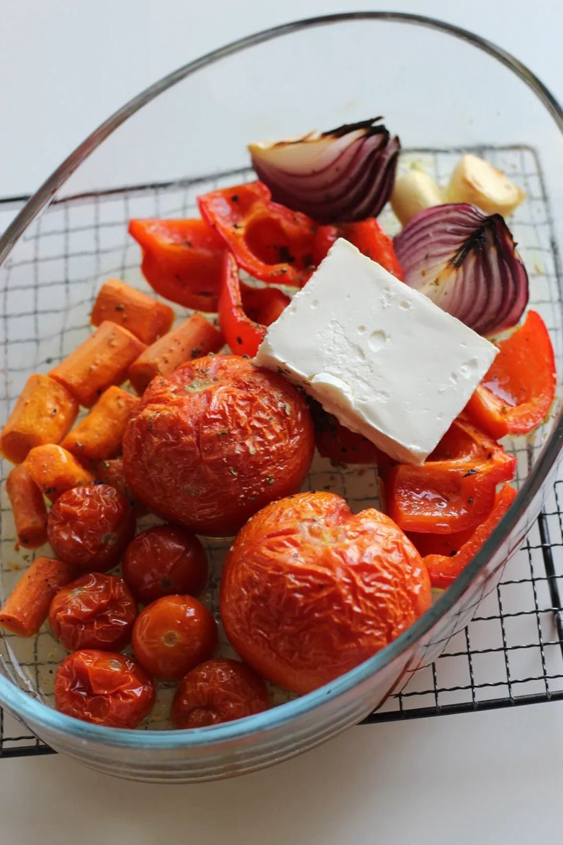 Krémová polévka z pečené zeleniny