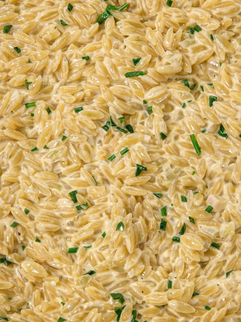 Cremiges Lemon Chicken Orzo