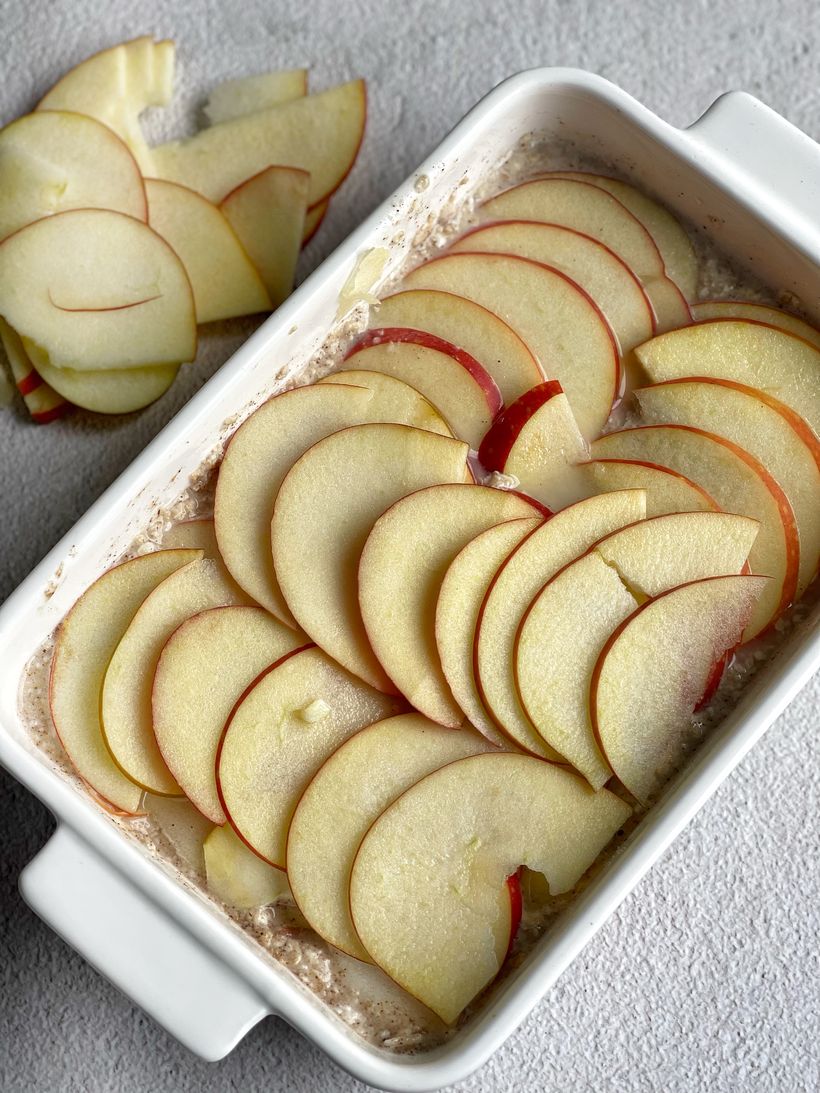 Jablečné baked oats