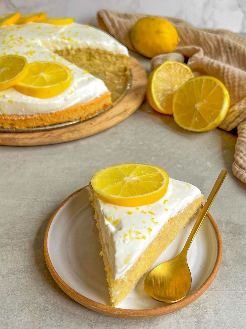 Citronový koláč s tvarohem