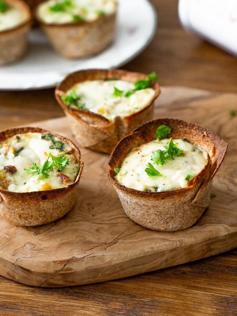 Slané koláčky s kuřecím masem