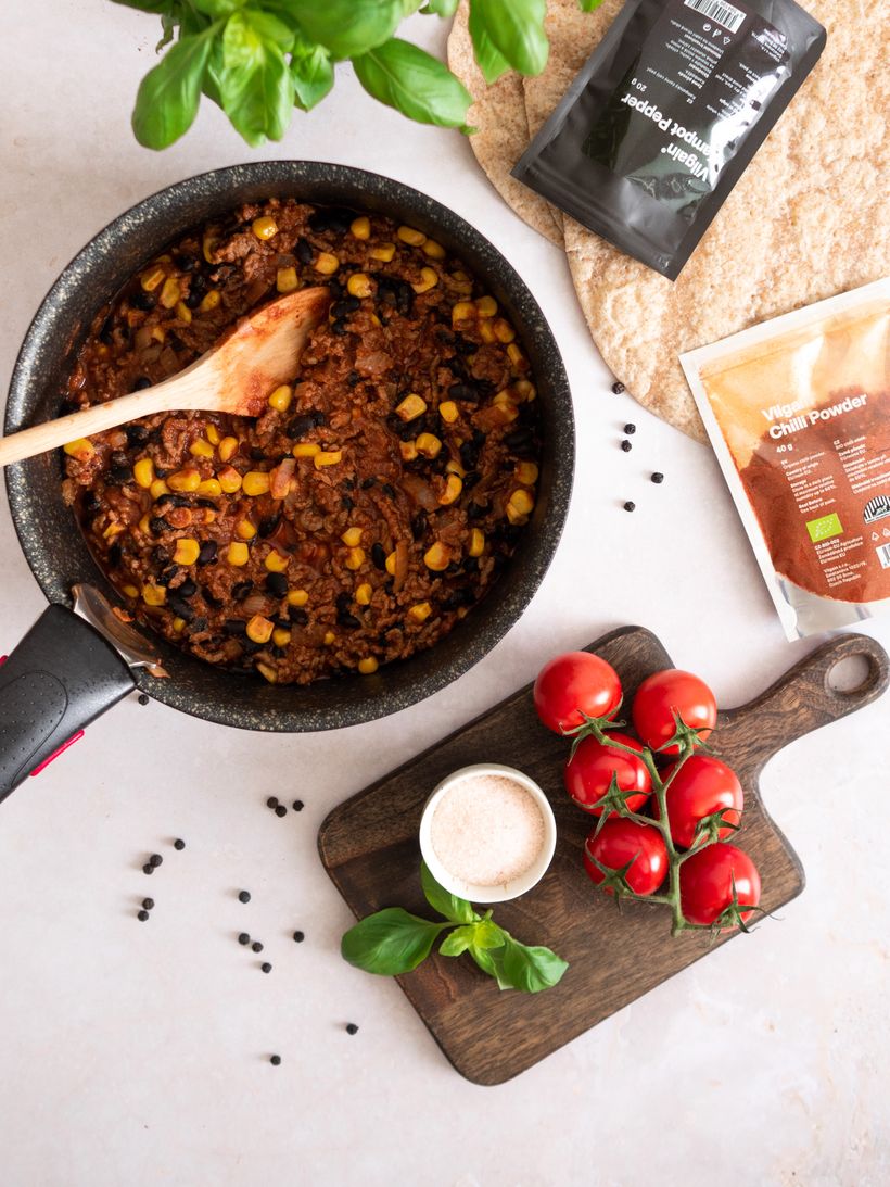 Quesadillas s Chilli con carne