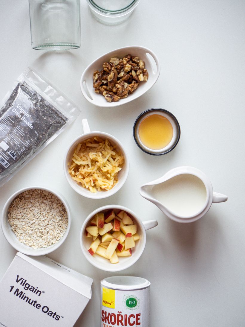 Snídaně do skleničky – podzimní overnight oats 4x jinak