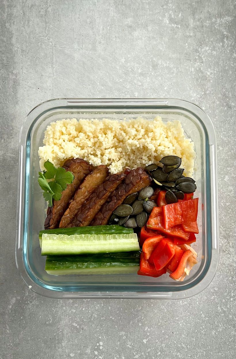 Vegetariánske jedlo do krabičky na celý deň