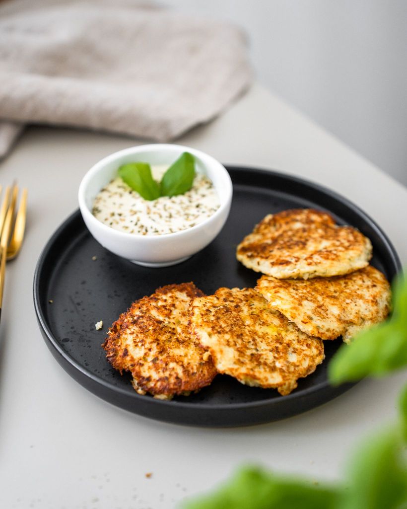 Liszt nélküli karfiolos pogácsa egyszerűen