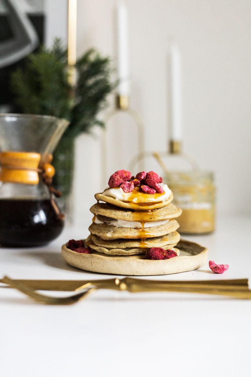 Vláčné lívance s chia semínky