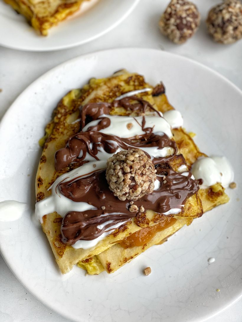 Plnená tortilla na sladko