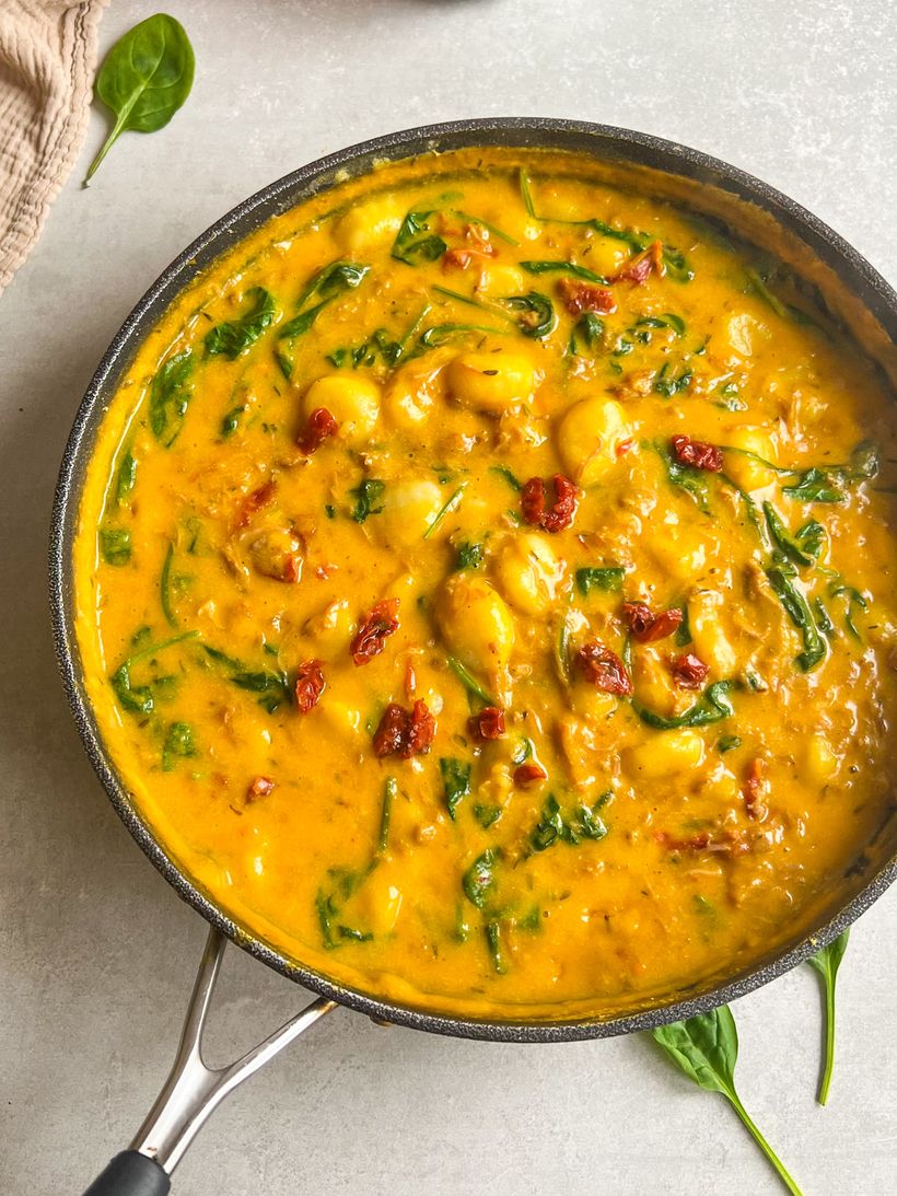 Dýňové gnocchi s krůtím masem
