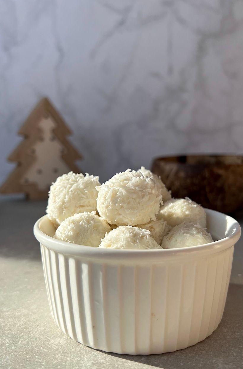 Zdravé Raffaello kuličky z tvarohu