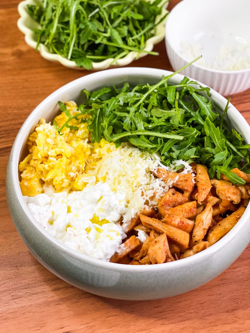 Protein bowl s kuřecím