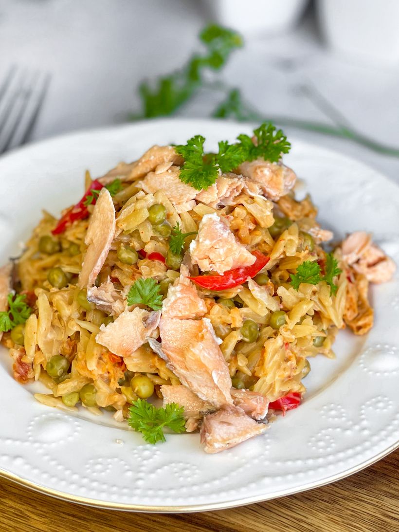 Orzo cu somon