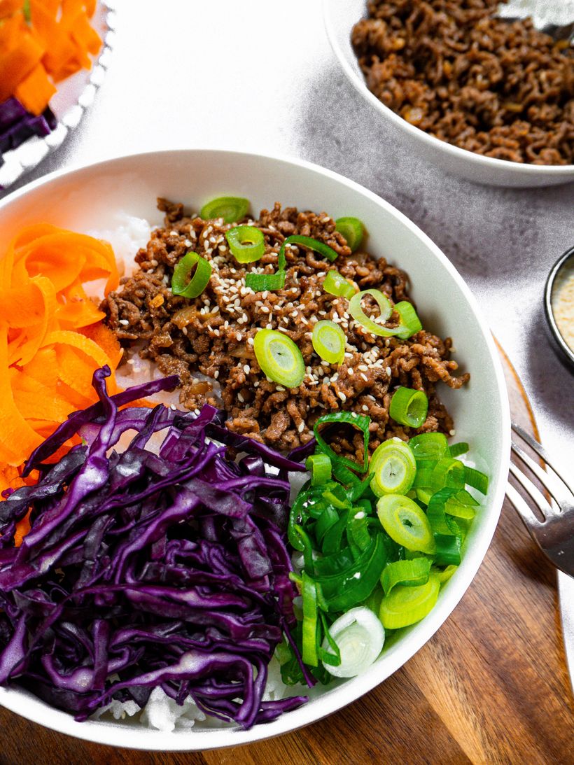 Marhahús teriyaki rizzsel