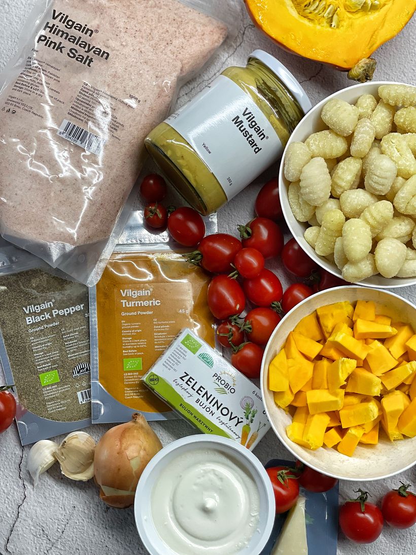 Gnocchi s Hokkaidó z jedné pánve