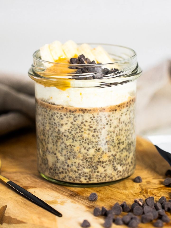 Banánový chia pudink