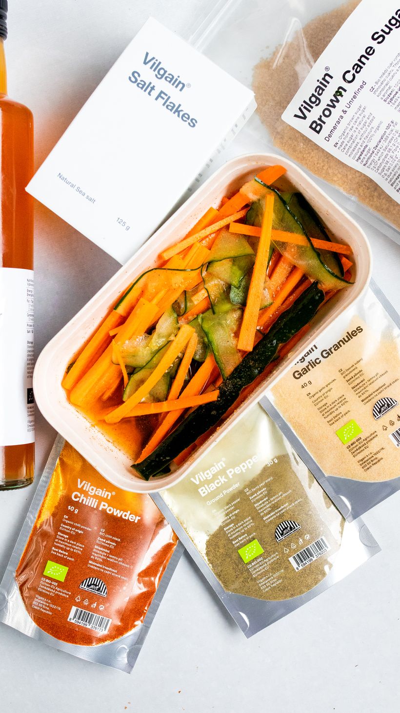 Vietnamská bageta s krůtím masem