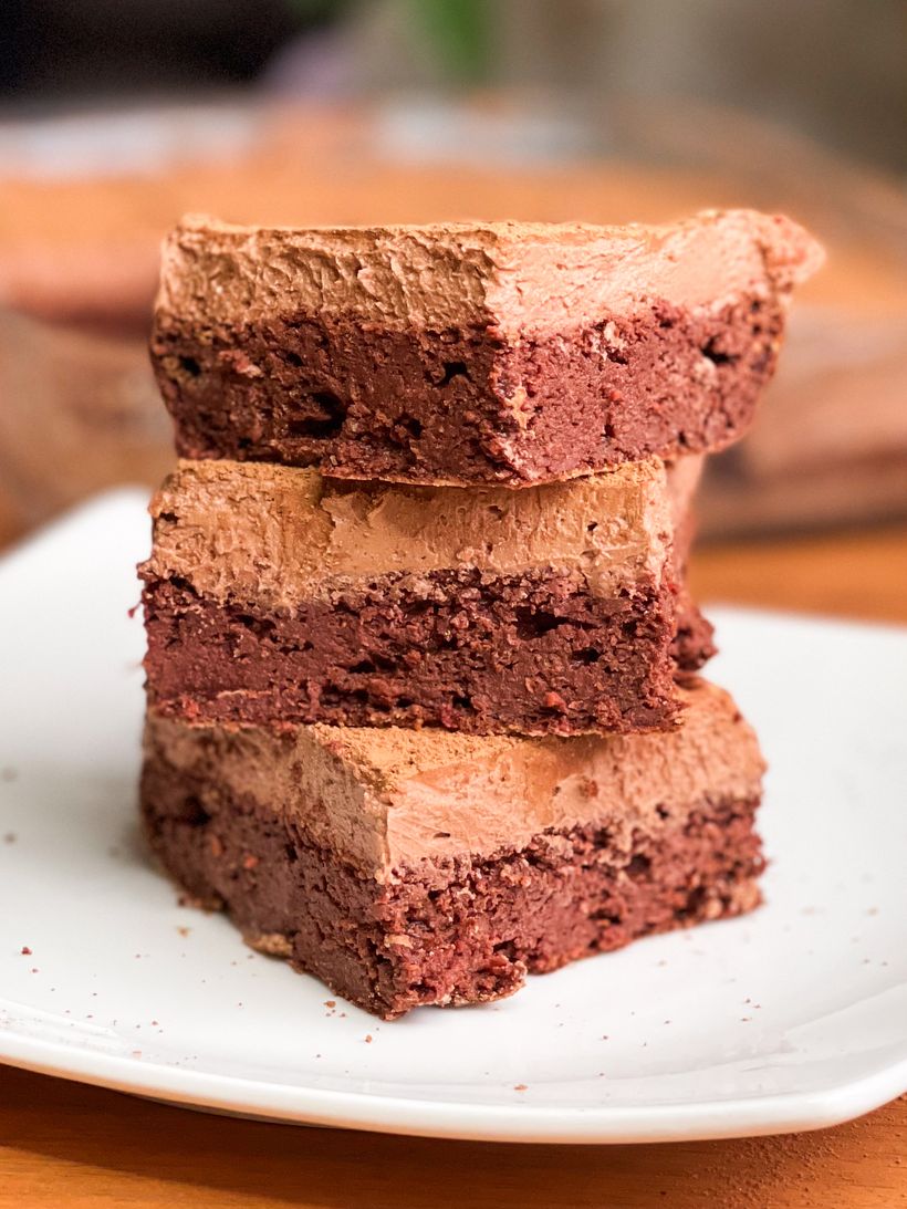 Brownies din sfeclă roșie