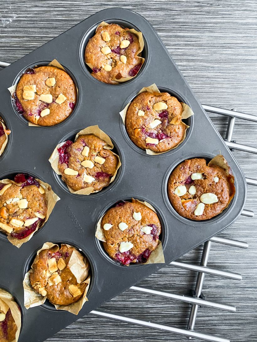 Nadýchané muffiny s ovocem