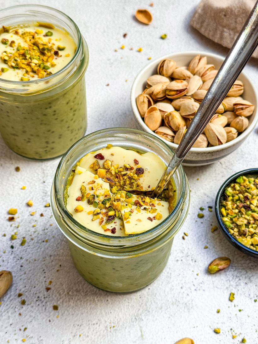 Pistáciové overnight oats