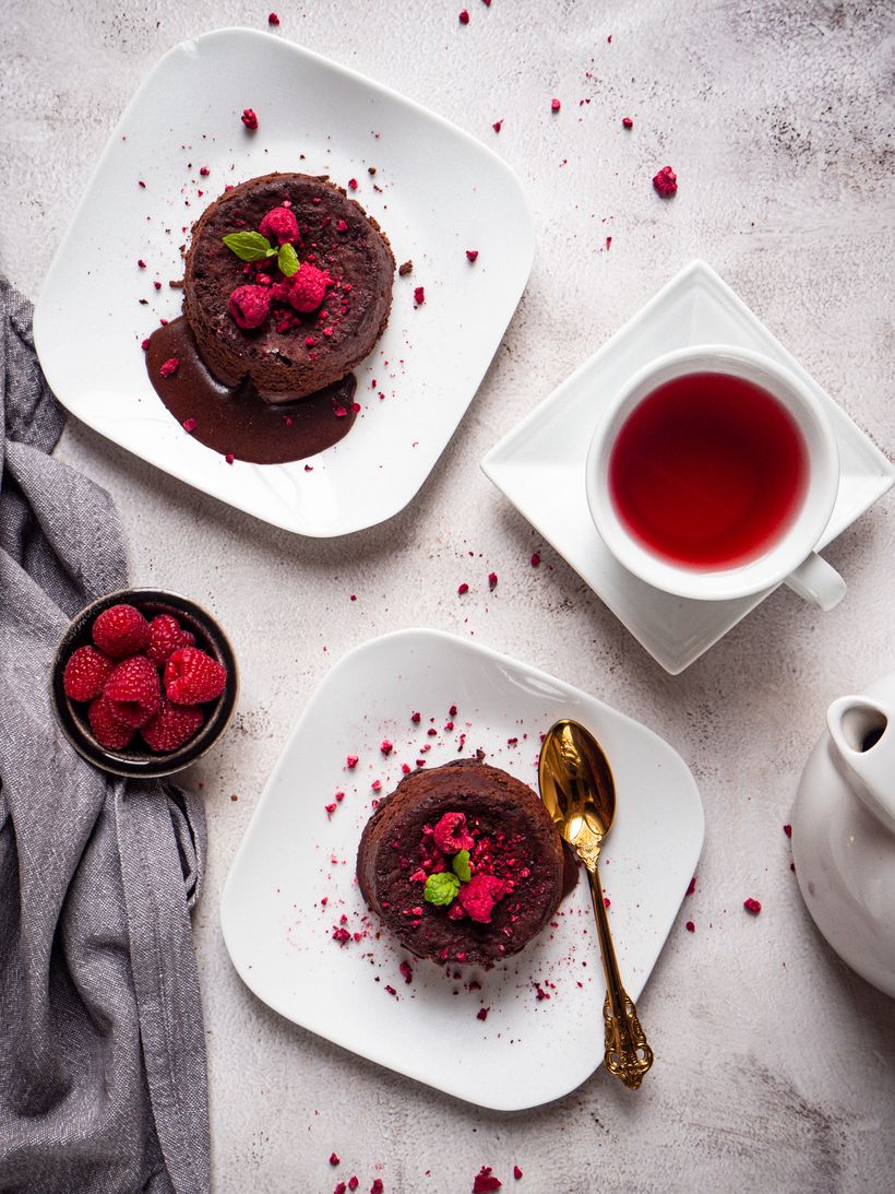 Valentínsky dezert – proteínový lava cake